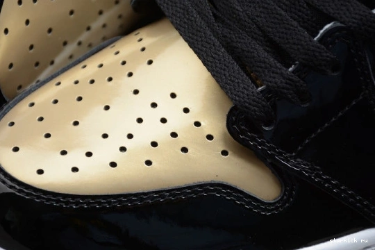 Retro Toe High Gold  861428-007 Patent 007 NRG Jordan 1 861428 0309